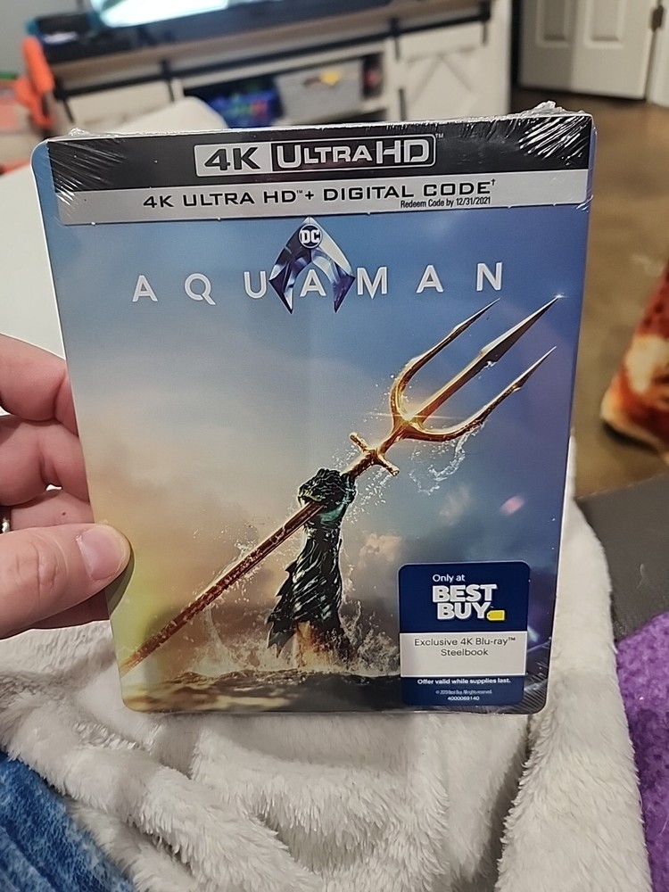 Aquaman 4K Ultra HD Best Buy Exclusive Steelbook Brand New Sealed DC Comics