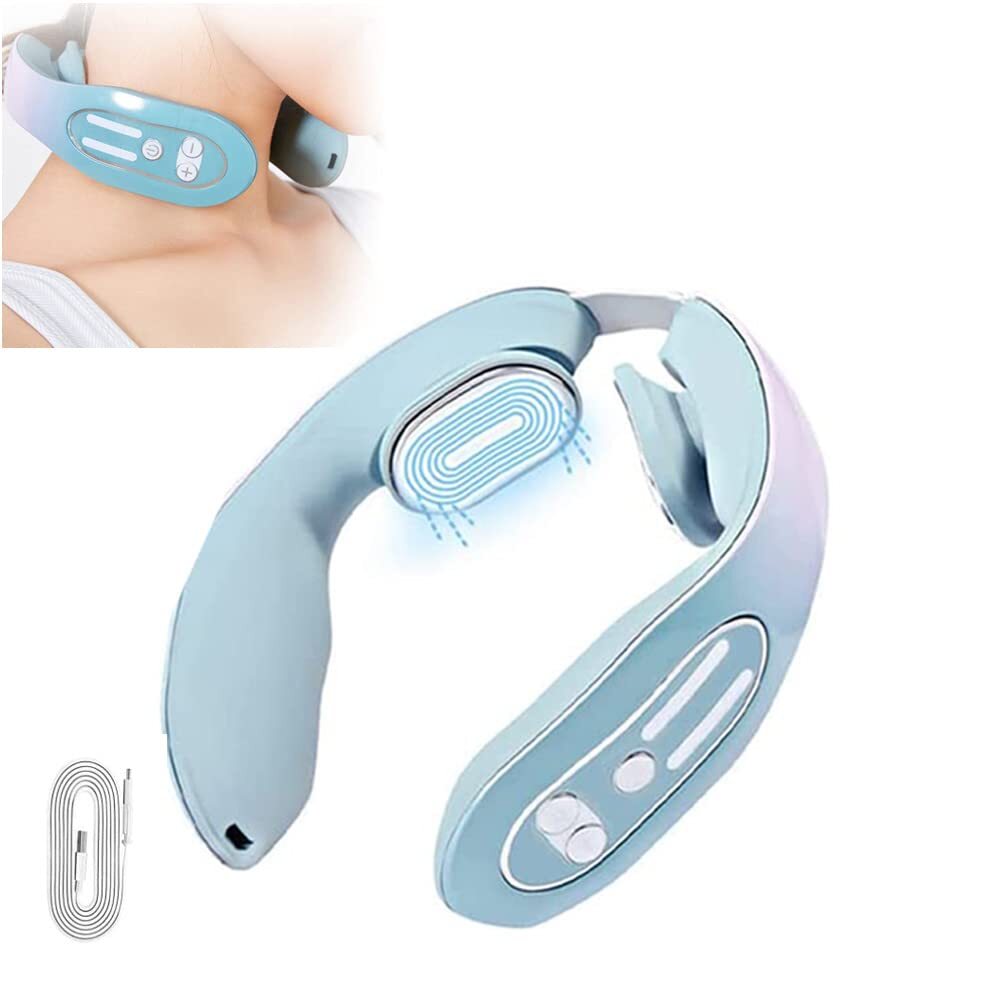 Cordless Neck Massager for Women with Acupoint Lymphatic Relief
