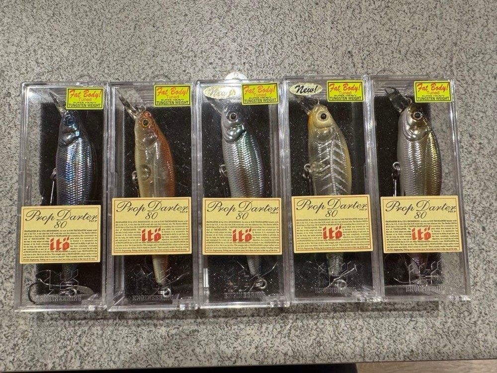 Megabass Prop Darter 80 Lure Set of 5 Hard Baits Fishing Tackle New