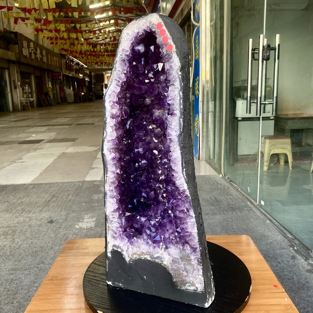 84.8LB Large natural amethyst crystal cave cathedral crystal cluster specimen-