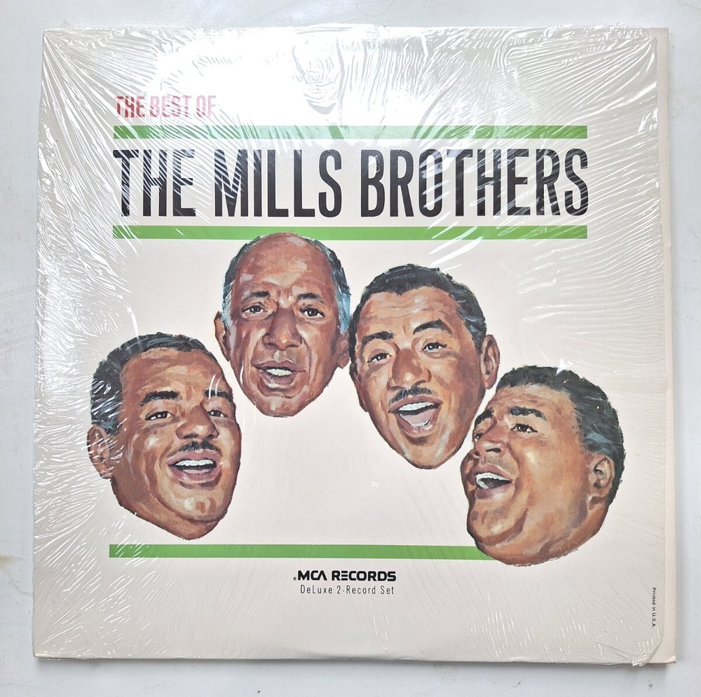 THE MILLS BROTHERS - The Best of The Mills Brothers Open Shrink MCA  (2LP, 1965)