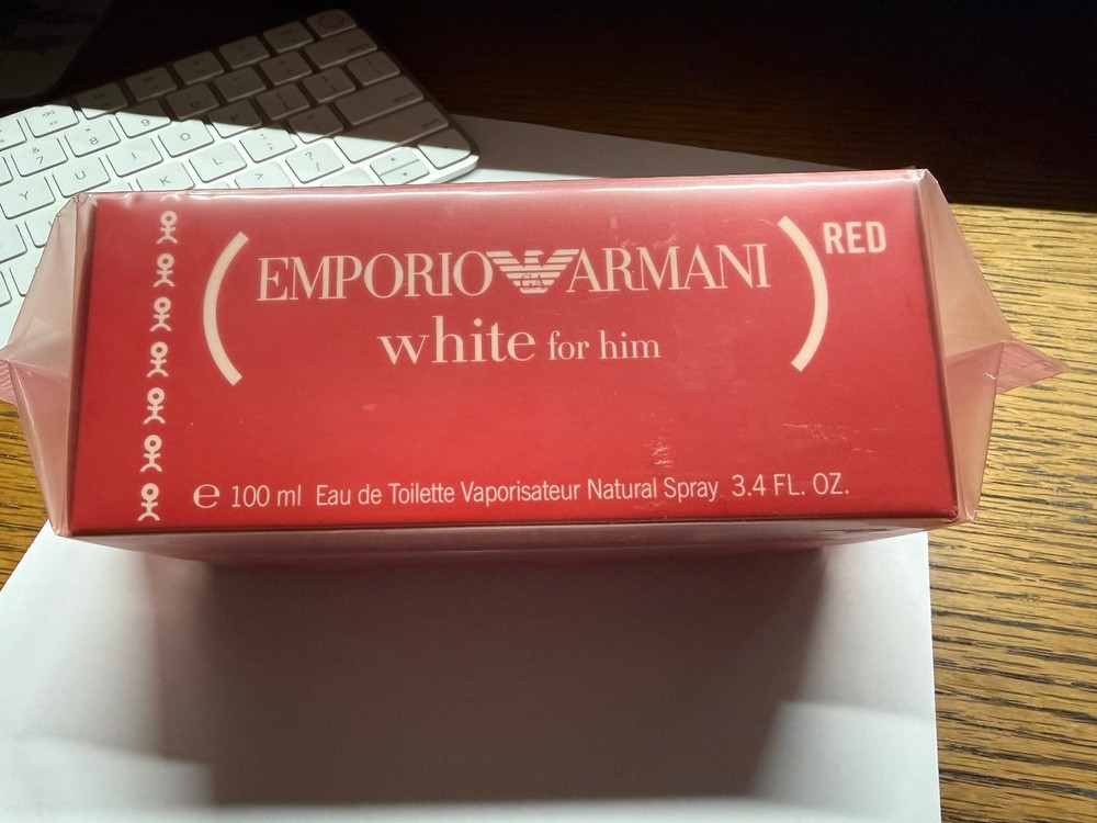 RARE - Emporio Armani White For Him Armani for Men 100 ml Eau de Toilette NiB