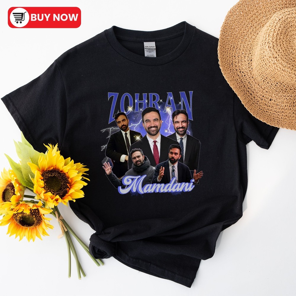 Zohran Mamdani Shirt,  Liberal Newyorker Mayor Campaign TShirt, Size S-5XL