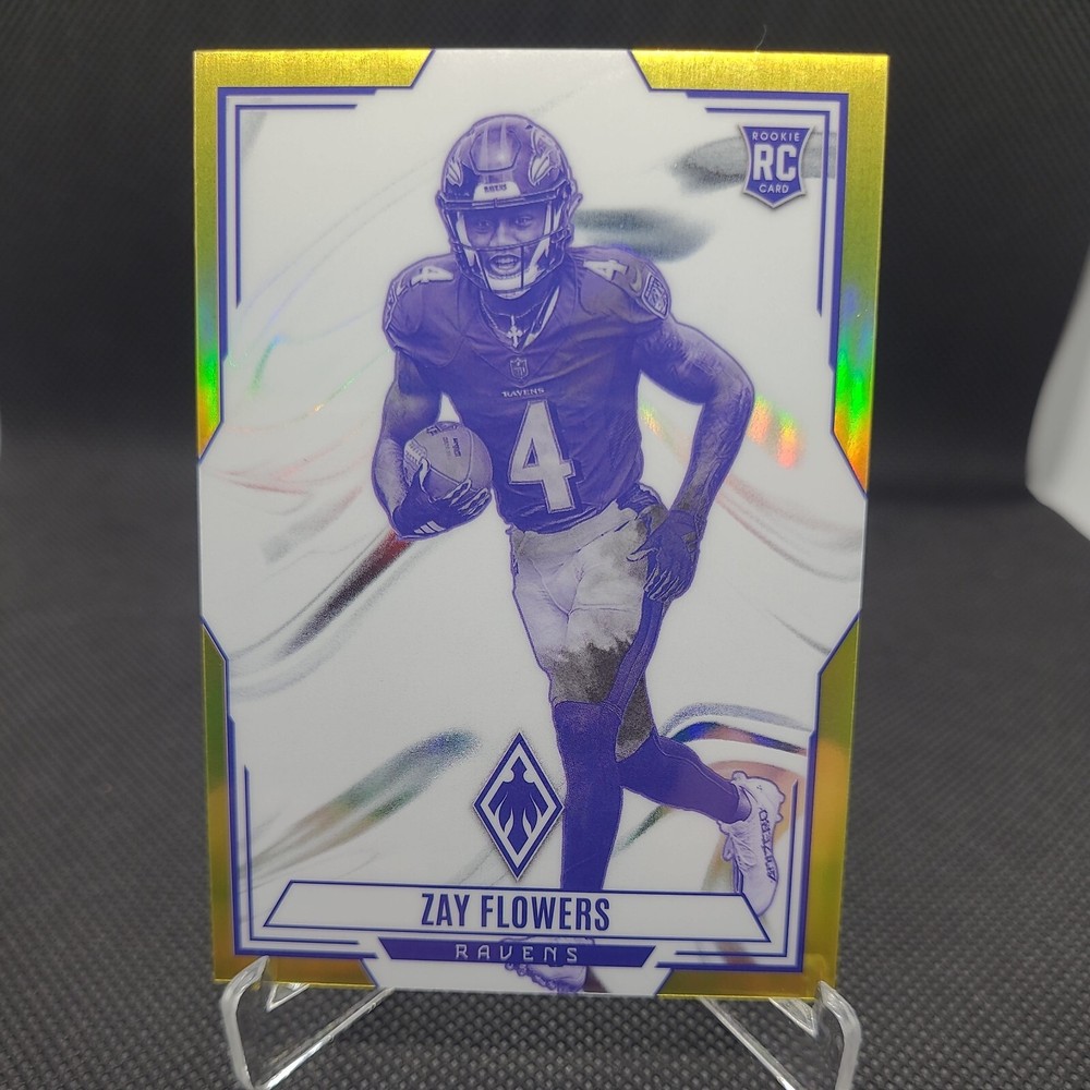 2023  ZAY FLOWERS CONTOURS GOLD RC! SSP #ed /75 rare!!!