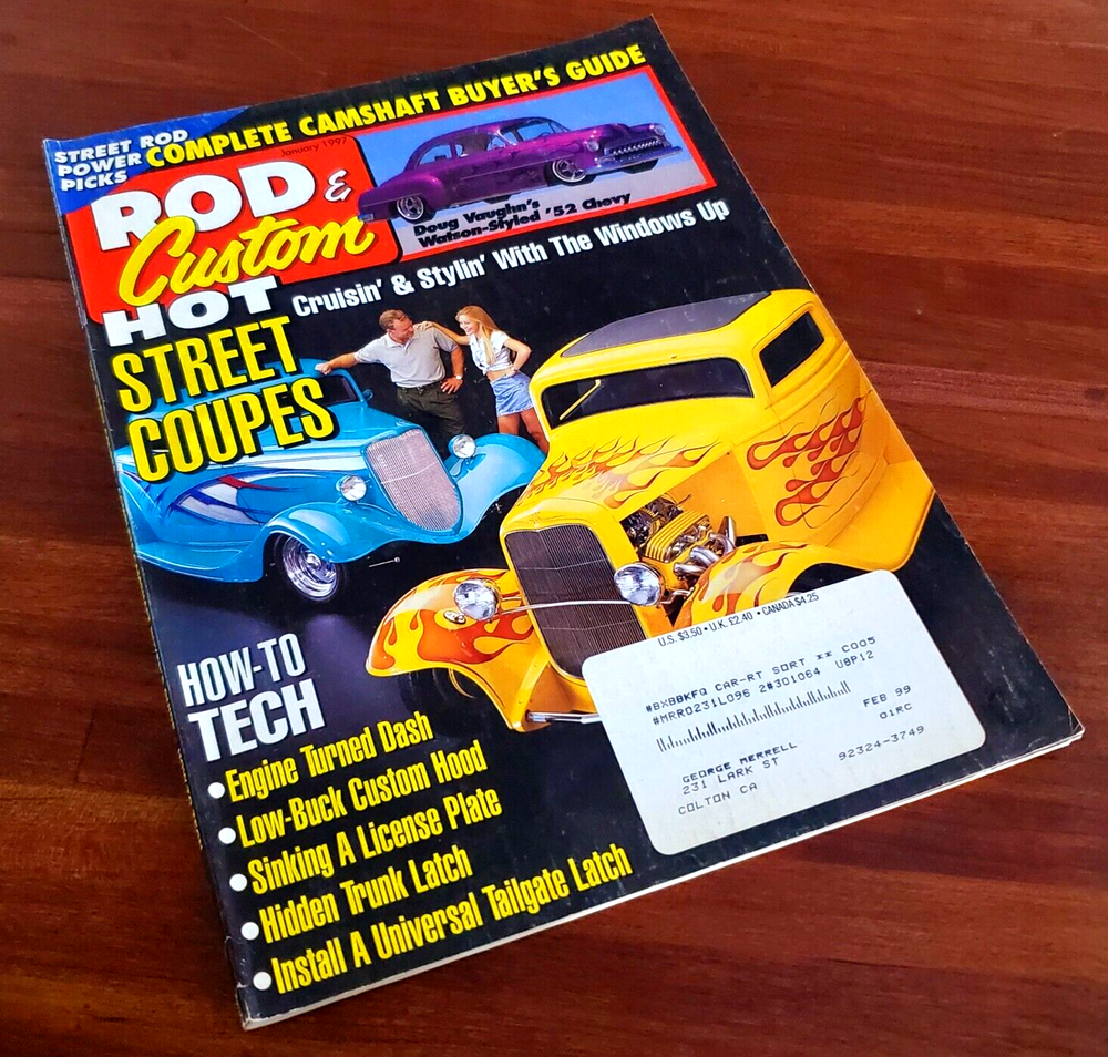 ROD & CUSTOM: HOT STREET COUPES CRUSIN' & STYLIN' WITH THE WINDOWS UP JAN 1997