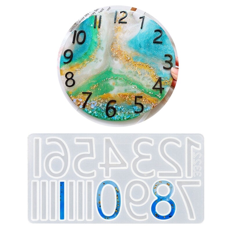 Roman Numeral Silicone Mold for Epoxy Jewelry and Wall Decor