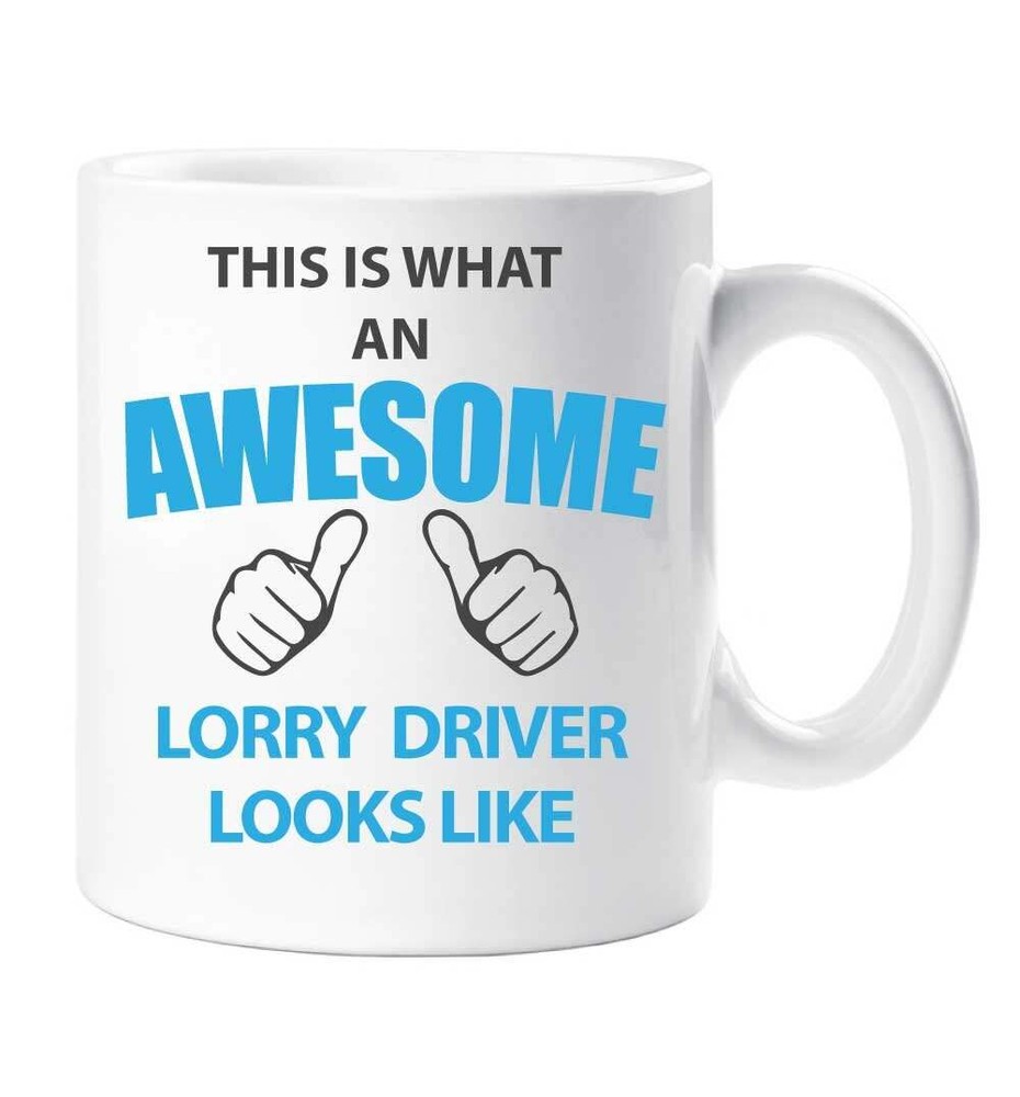 Awesome Lorry Driver Novelty Mug - Perfect Gift for Truckers  