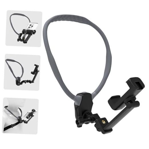 Hands-Free Neck Mount for Anti-Shake POV Vlogging and Chest Phone Strap