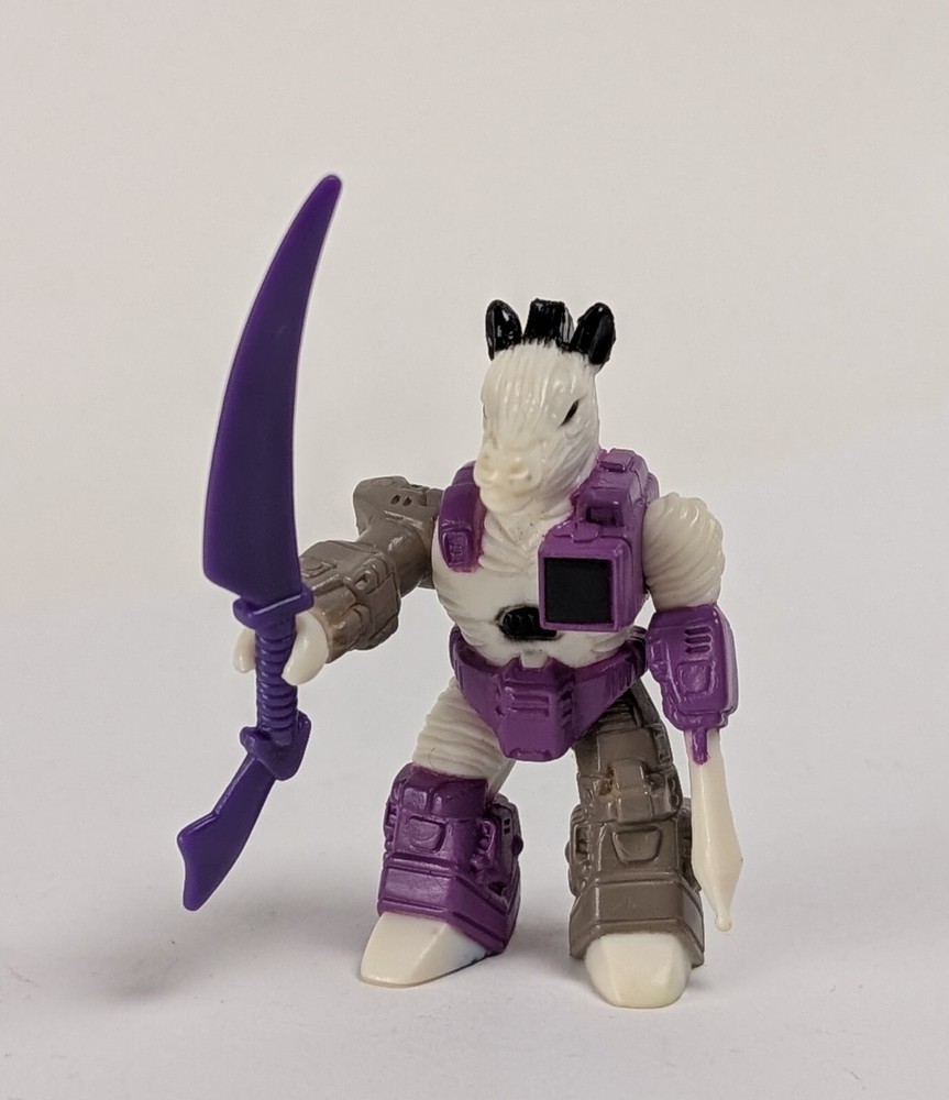 1986 Hasbro Battle Beasts Series 3 #69 Zealot Zebra 100% Complete Figure