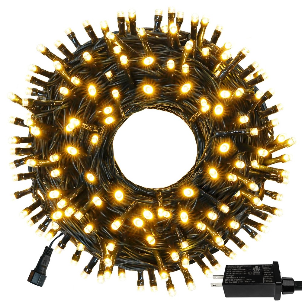 33FT 100LED Connectable Christmas String Lights with Timer Memory Function for Indoor Outdoor Use