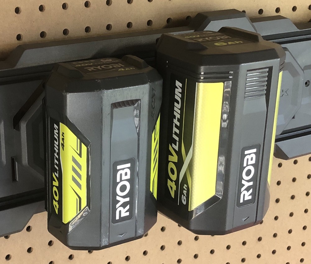 40V Dual Battery Holder for Ryobi Link Garage Storage System  -image