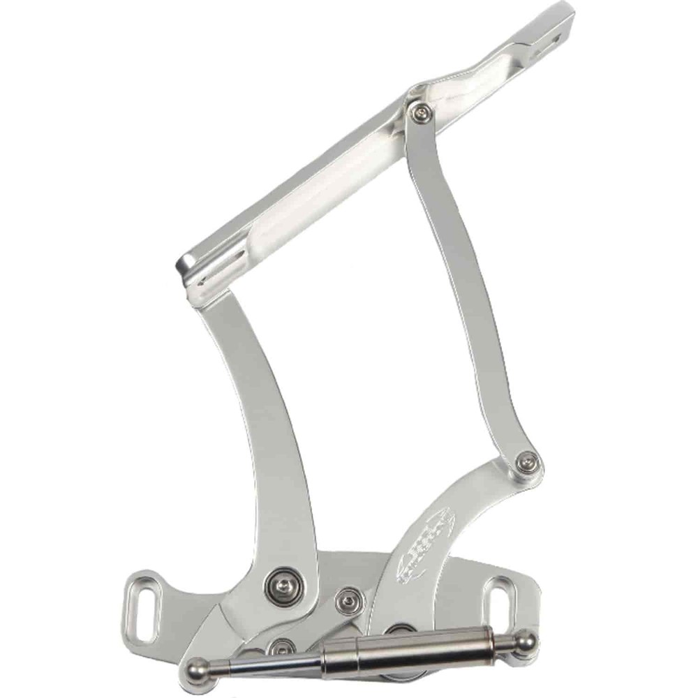 Eddie Motorsports MS149-56CA Billet Hood Hinges 1964 Chevy Chevelle Clear Anodiz