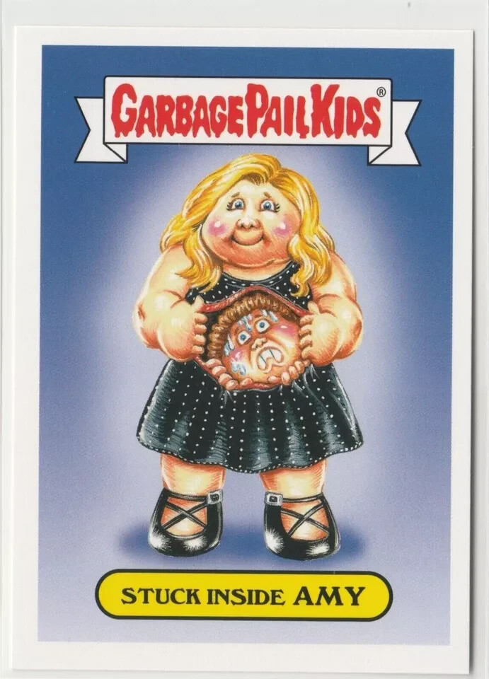 Stuck Inside Amy #5a Garbage Pail Kids 2016 Prime Slime Trashy TV GPK Card