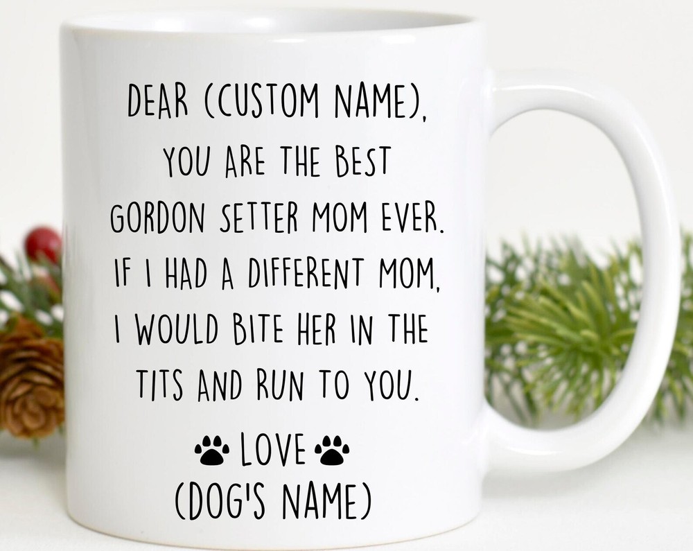 Gordon Castle Setter Mom Birthday or Christmas Gift Idea for Gordon Setter Lovers
