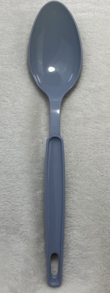 Vintage EKCO USA Blue Nylon Plastic Cooking~Basting~Serving Spoon, 11
