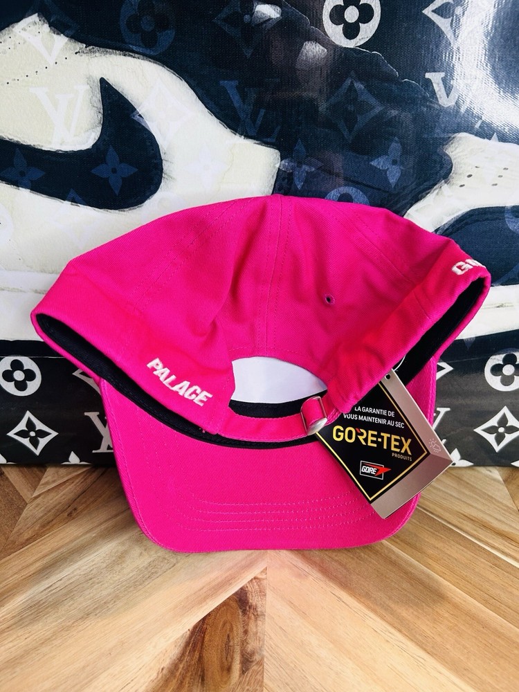 Palace x Gore-Tex GTX Pigment Pink Pony 6 Panel Hat Rare Sold Out Supreme OSFA