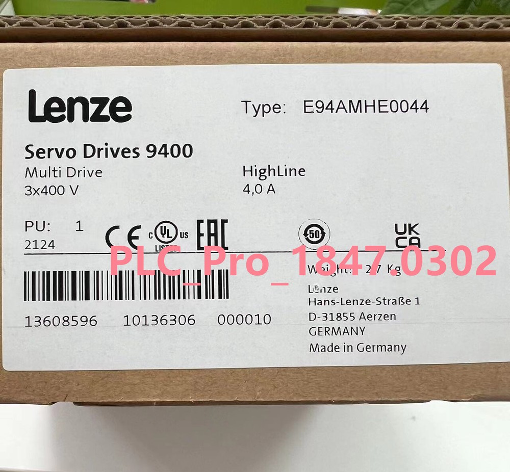 E94AMHE0044 1PCS Brand New Lenze E94AMHE0044 Servo Drive Fast delivery