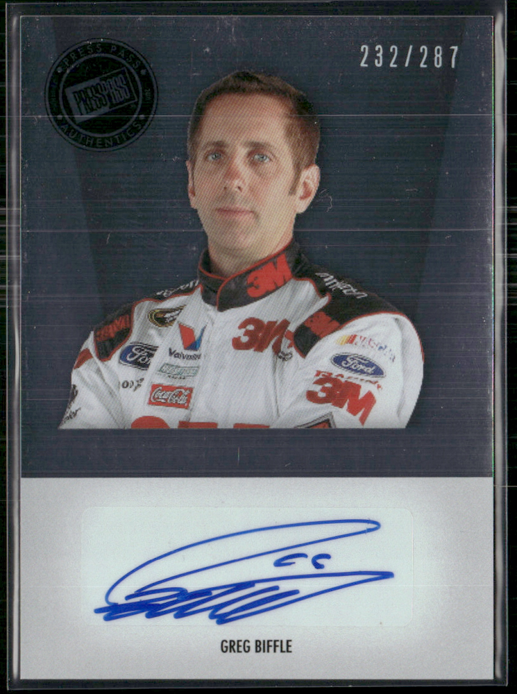 Greg Biffle 2011 Press Pass Premium Auto 232/287