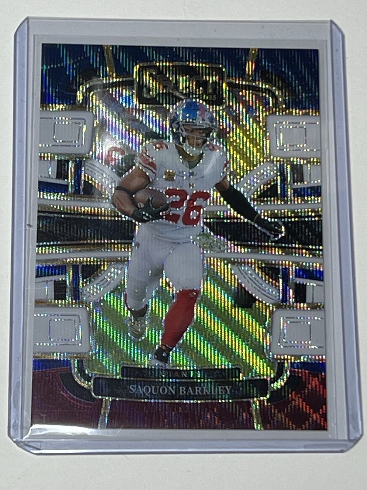 2023 Panini Select Football - Saquon Barkley Concourse Tri-Color /259 #75