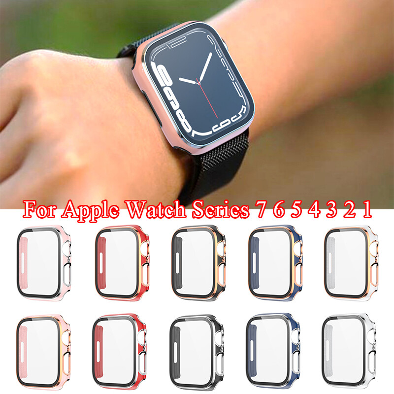 iWatch Apple Watch Series 8 7 SE 6 5 4 3 Screen Protector Cover Case 38/40/42/44