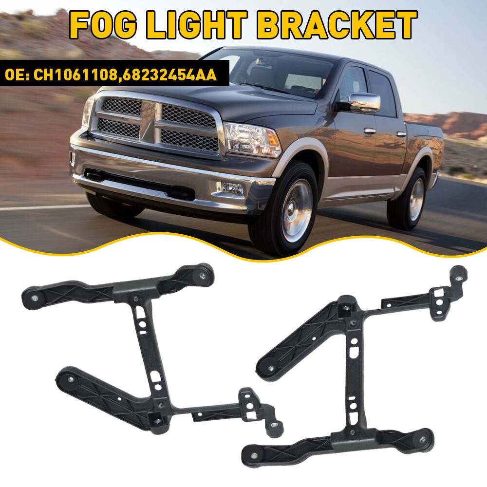 New Replacement Fog Light Bracket Kit Fits 2013-2022 DODGE Ram 1500 CH1061108 US