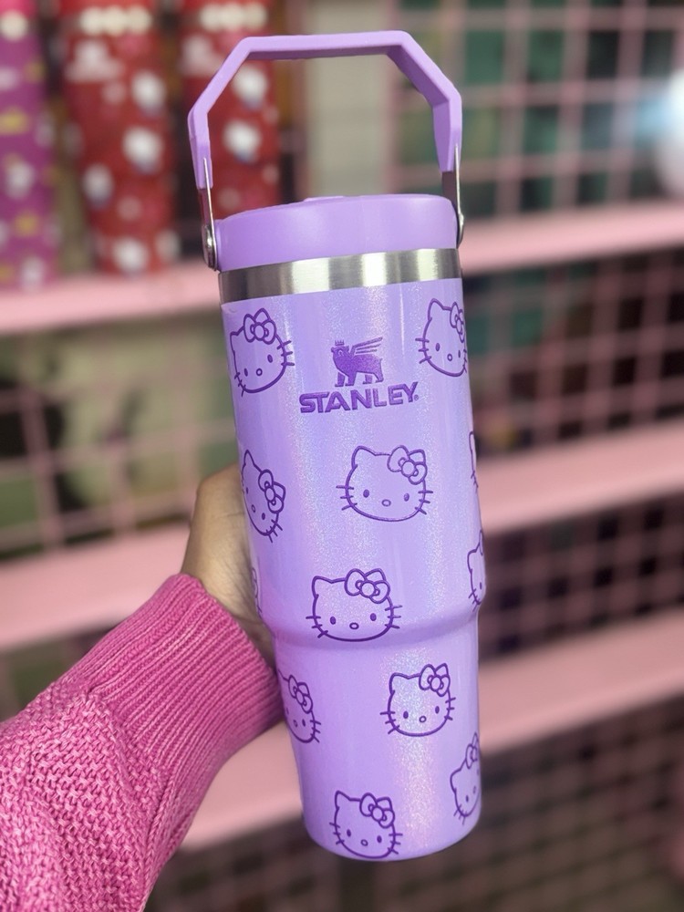 Purple Hello Kitty 30oz H2.0 Stanley Tumbler for Stylish Hydration