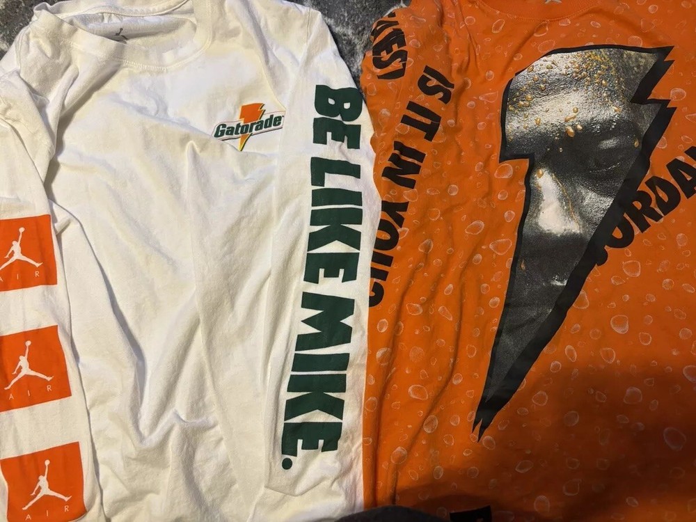 Gatorade 6 Jordan Shirts Set Of 2