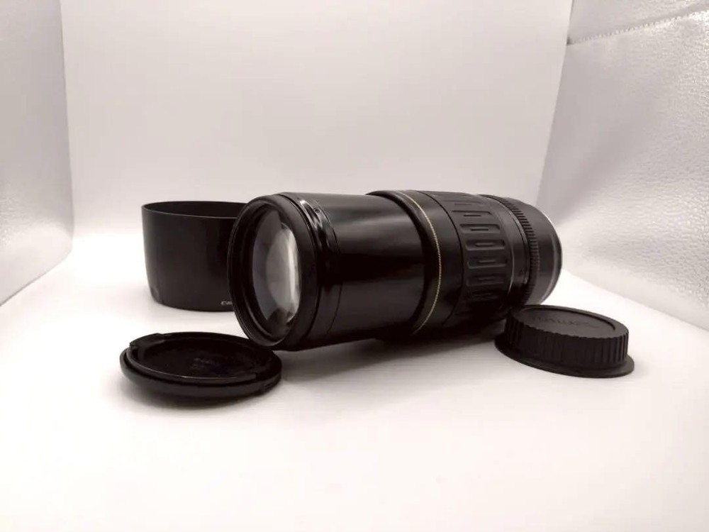 Canon EF 100-300mm f4.5-5.6 USM Telephoto Zoom Lens with Hood Pre-Owned