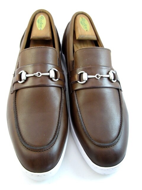 Allen Edmonds Randolph Bit Penny Loafer Dress Sneakers in Mahogany Size 9.5 D 455N