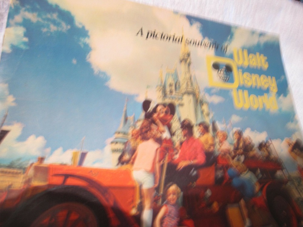 1973 Walt Disney World vintage pictorial souvenir guide booklet original 1970s  