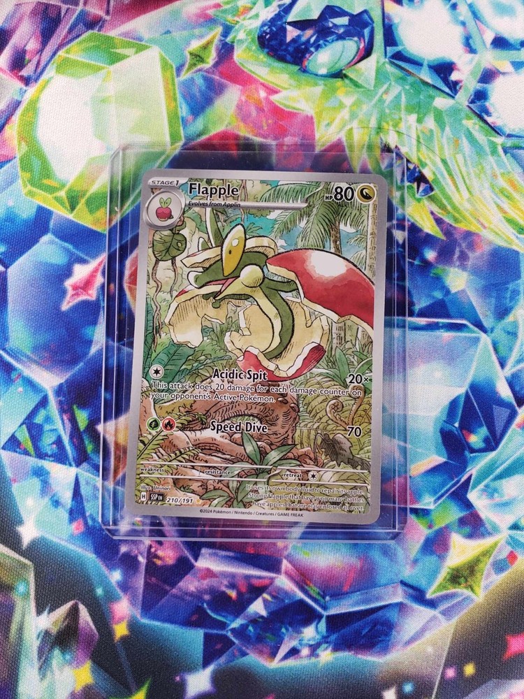 Flapple 210/191 Illustration Rare - SV08 Surging Sparks Pokemon TCG Card
