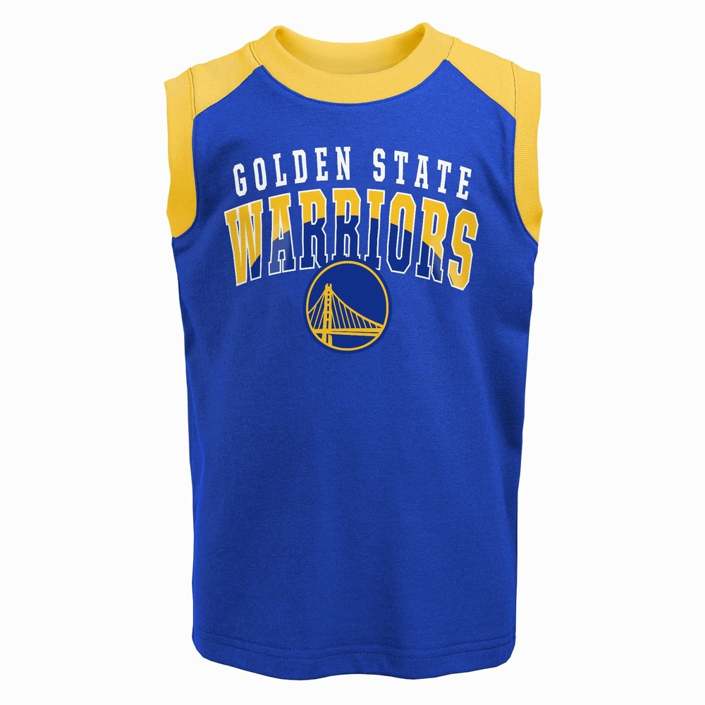 Outerstuff Golden State Warriors NBA Infants Training Camp Tank & Short Set
