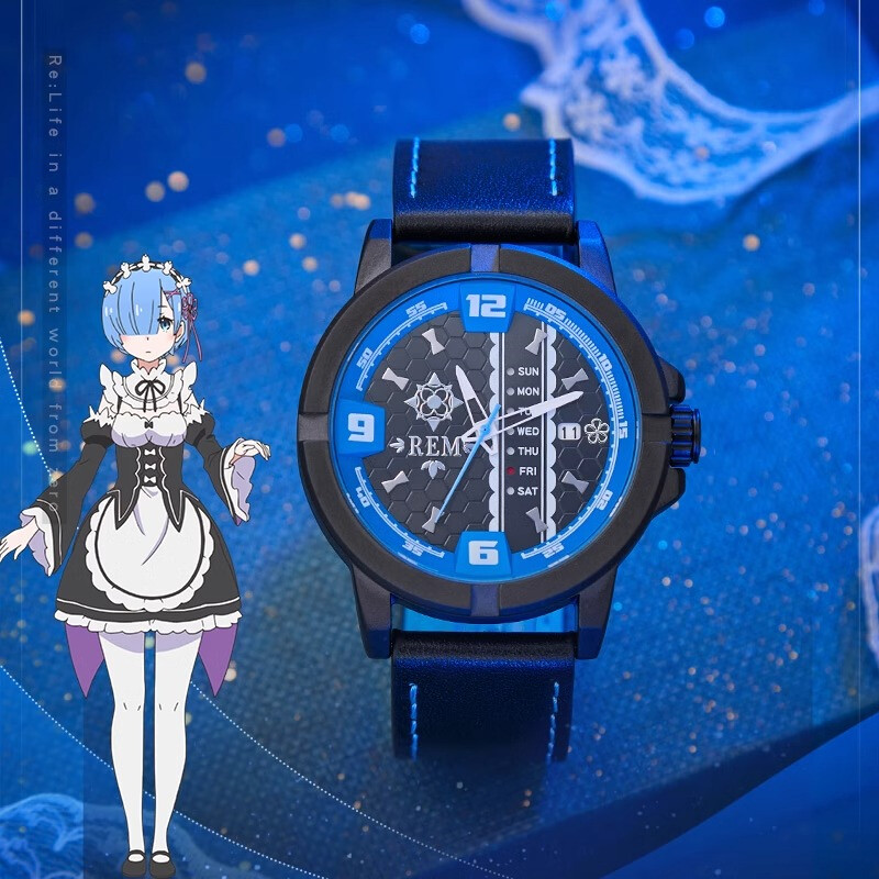Anime Re: Life In a Different World From Zero Quartz Watch Rem Quartz Wristwatch