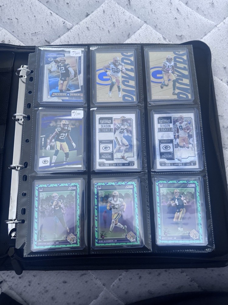 Green Bay Packers 54 Card Lot Includes Patches, Auto And Numbered Cards