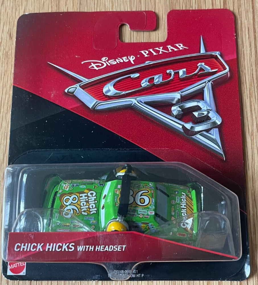 Disney Pixar Cars 3 Chick Hicks w/ Headset - NIB