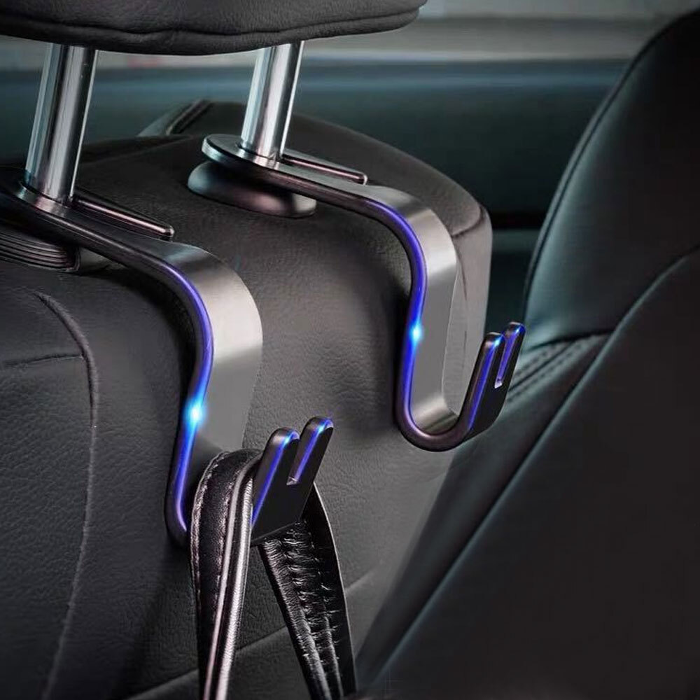2x Car Interior Accessories Seat Back Hook Hanger Holder Bag Clothes Storage