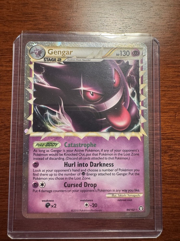 Pokemon Gengar Prime 94/102 Holo Rare Triumphant TCG Card