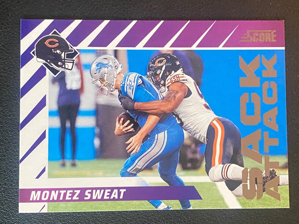 2024 Score Football Sack Attack #5 Montez Sweat