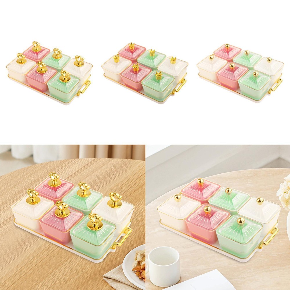 Fruit Plate Party Supply Serving Tray and Platters for Nuts Veggies Dessert