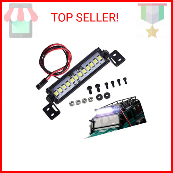 RC Light Bar 53mm LED Light Kit for Traxxas Axial Arrma Redcat 1/10 1/8 1/24 RC