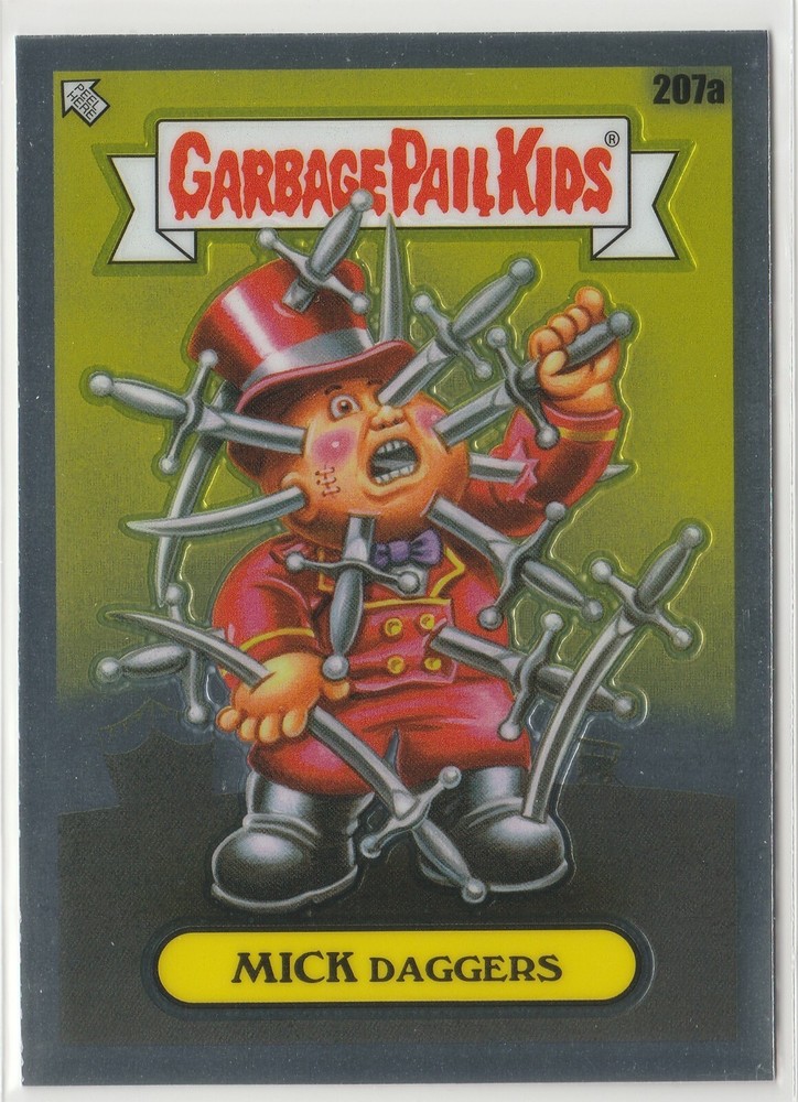 Mick Daggers 207a GPK Garbage Pail Kids 2022 Chrome Series 5 CS5
