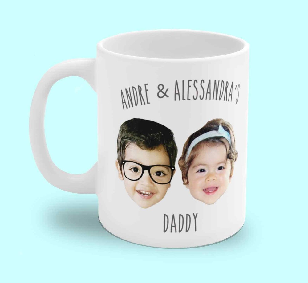 Multiple Children Face Custom Baby Mug Facial Photo Personalized Photo Mug Baby