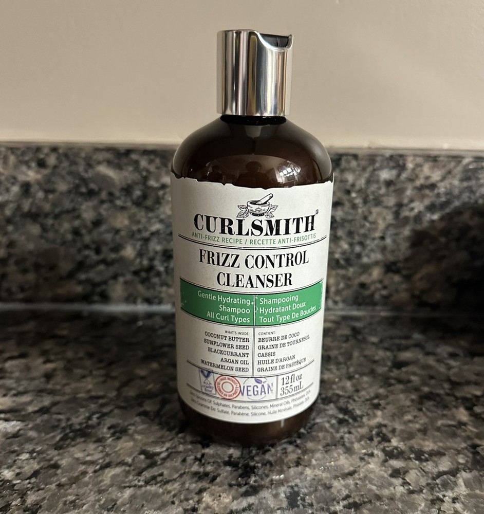 Curlsmith Frizz Control Cleanser - Gentle Hydrating Shampoo 12 fl oz
