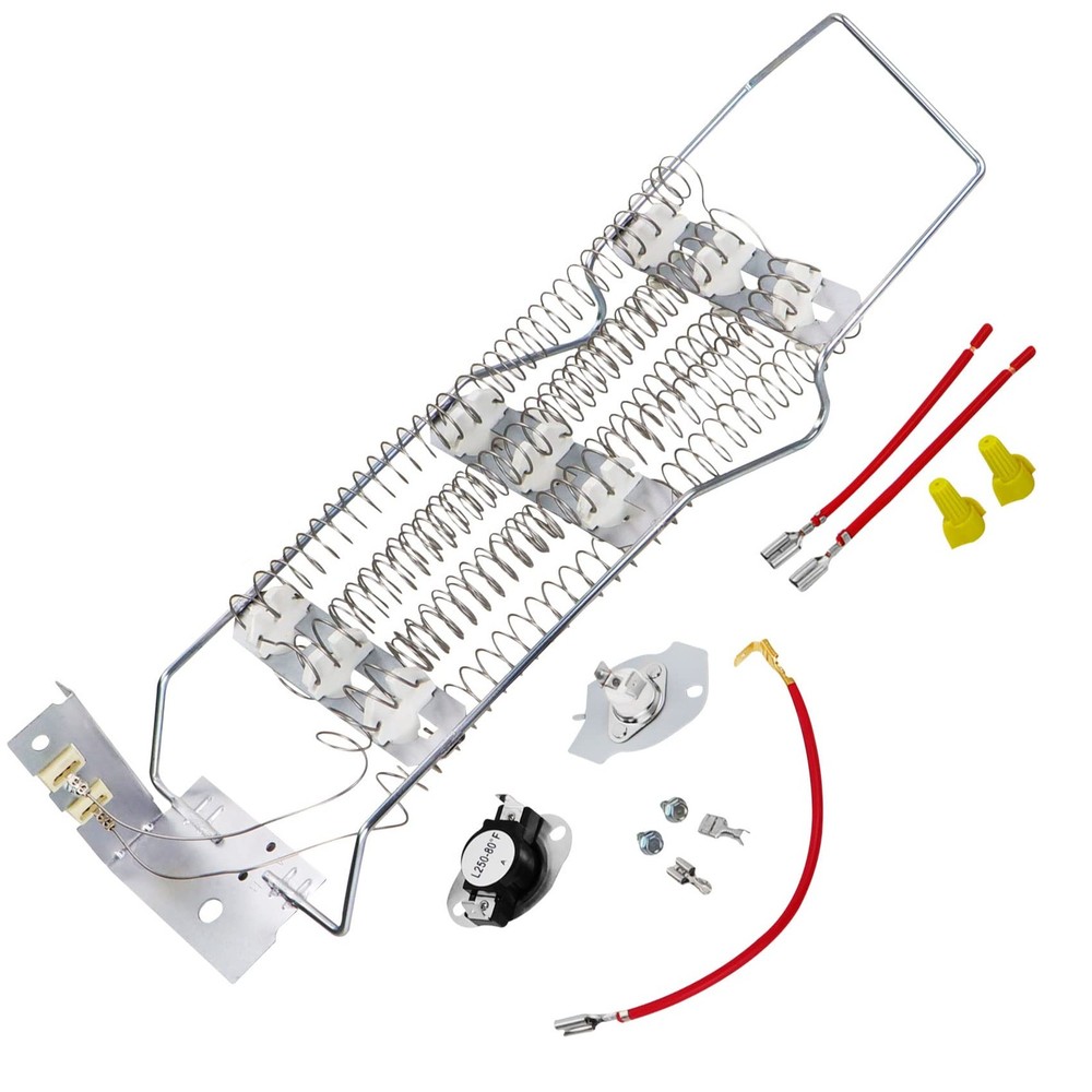 4391960 WP4391960 AP6009347 Dryer Heating Element & 279816 Thermostat Compatible Kit