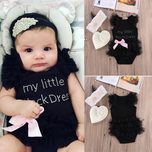 Newborn Toddler Baby Girls Clothes Lace Bodysuit Romper Jumpsuit Outfits Costume