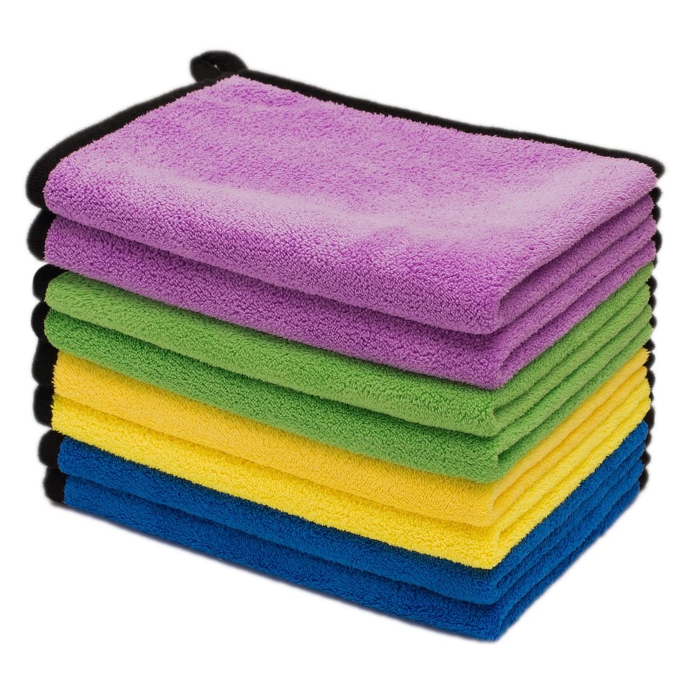 Microfiber Cleaning Cloth for Cars - 8 Pack (15.8