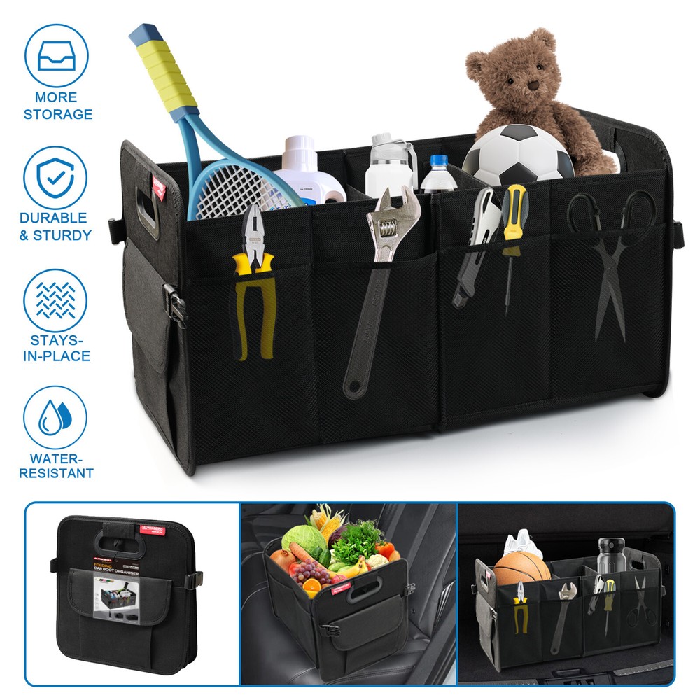 Car Trunk Organizer Large Capacity Car Organizer and Storage for SUV Truck 55L