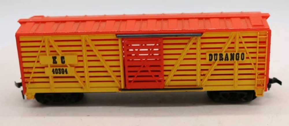 TYCO HO Scale 1:87 Kansas City Durango Cattle Car Train 40394 K.C. Gauge