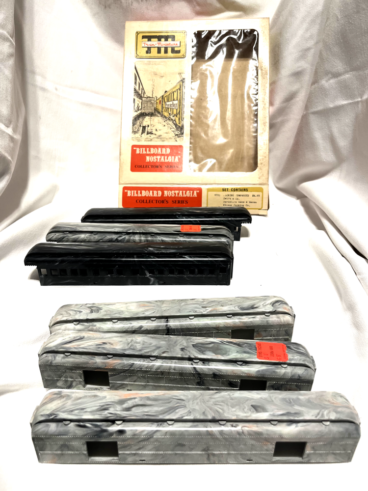 Train Miniature Billboard Nostalgia 8701 6 Train Cars (Only Cars) DG375