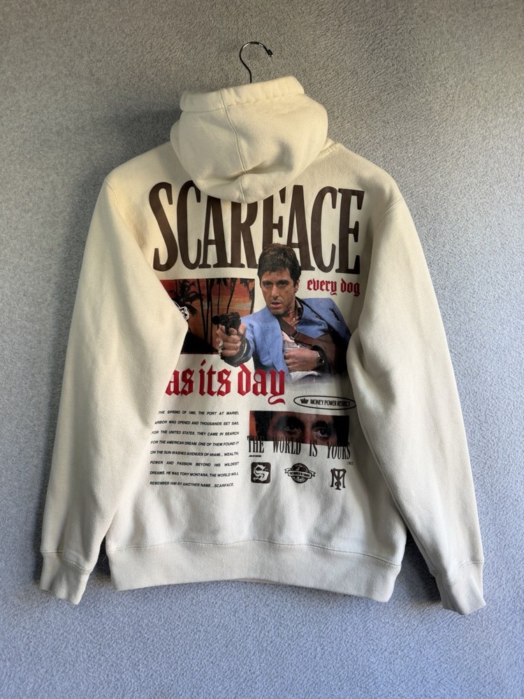Scarface X Shoe Palace Hoodie Mens Small Graphic Print Pullover
